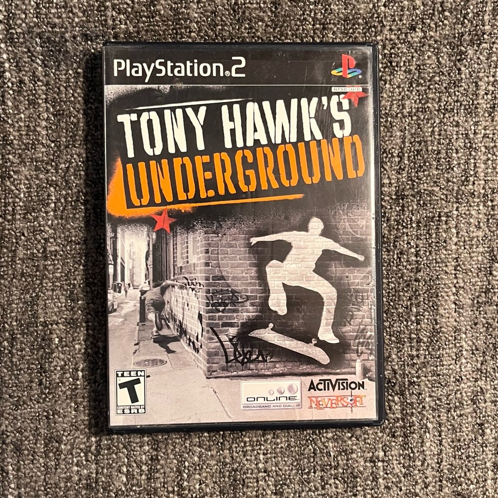 Tony Hawk Underground Sony Playstation 2 PS2 Game